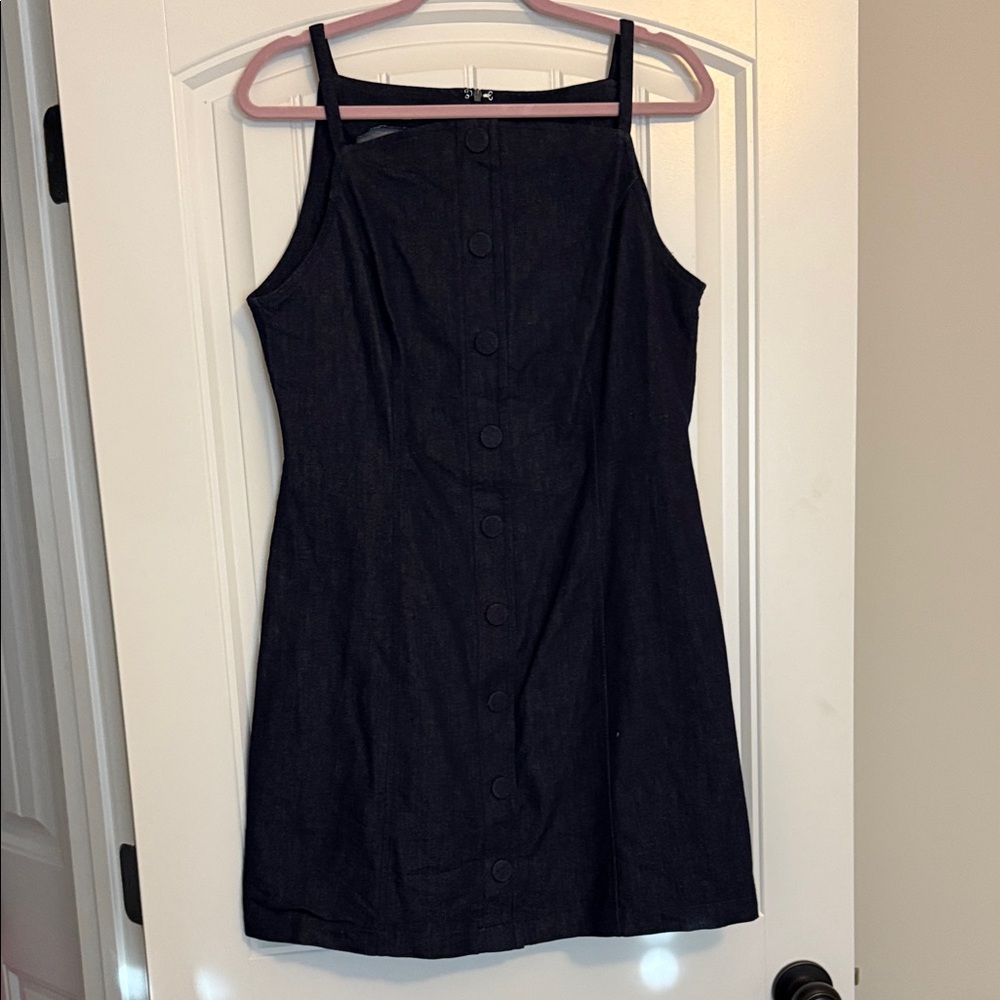 Tuckernuck denim Mini Dress with Button Detail